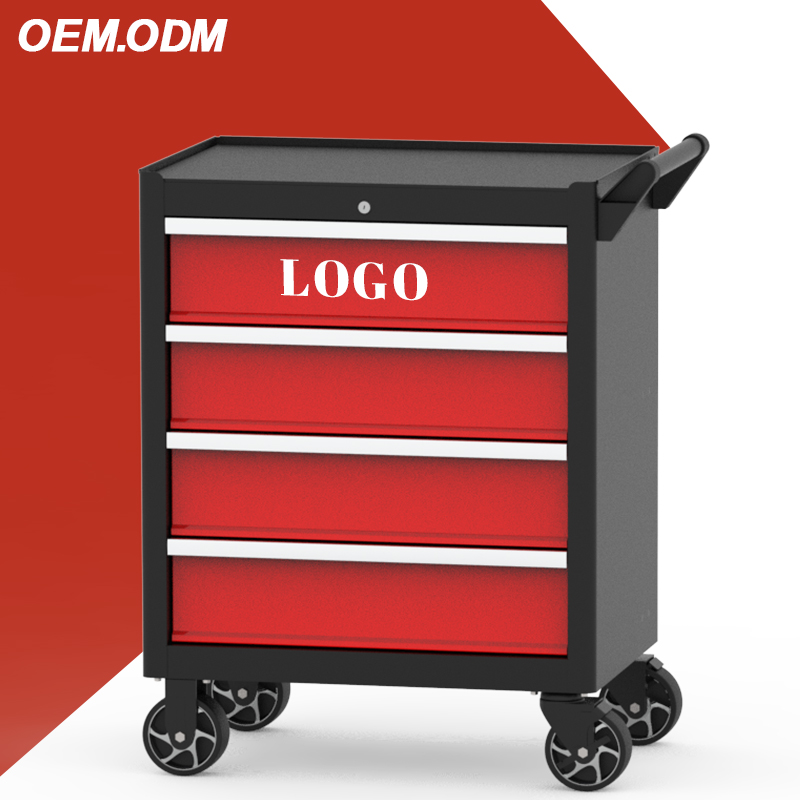 Workshop Tools Trolley - China OEM Großhandel 4-Schubladen-Rollwagen Werkstatt Metall
