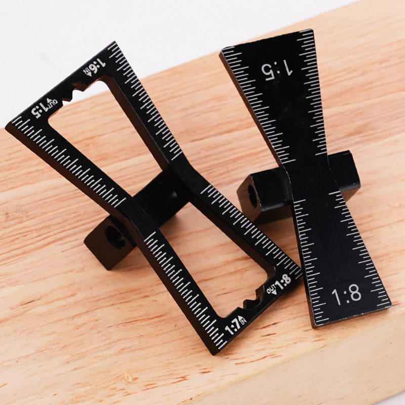 Dovetail Marking Guide - 2 Stück Schwalbenschwanzmarkierungsführung, Schwalbenschwanzmarkierungsvorrichtung, präzise Schwalbenschwanzwerkzeuge