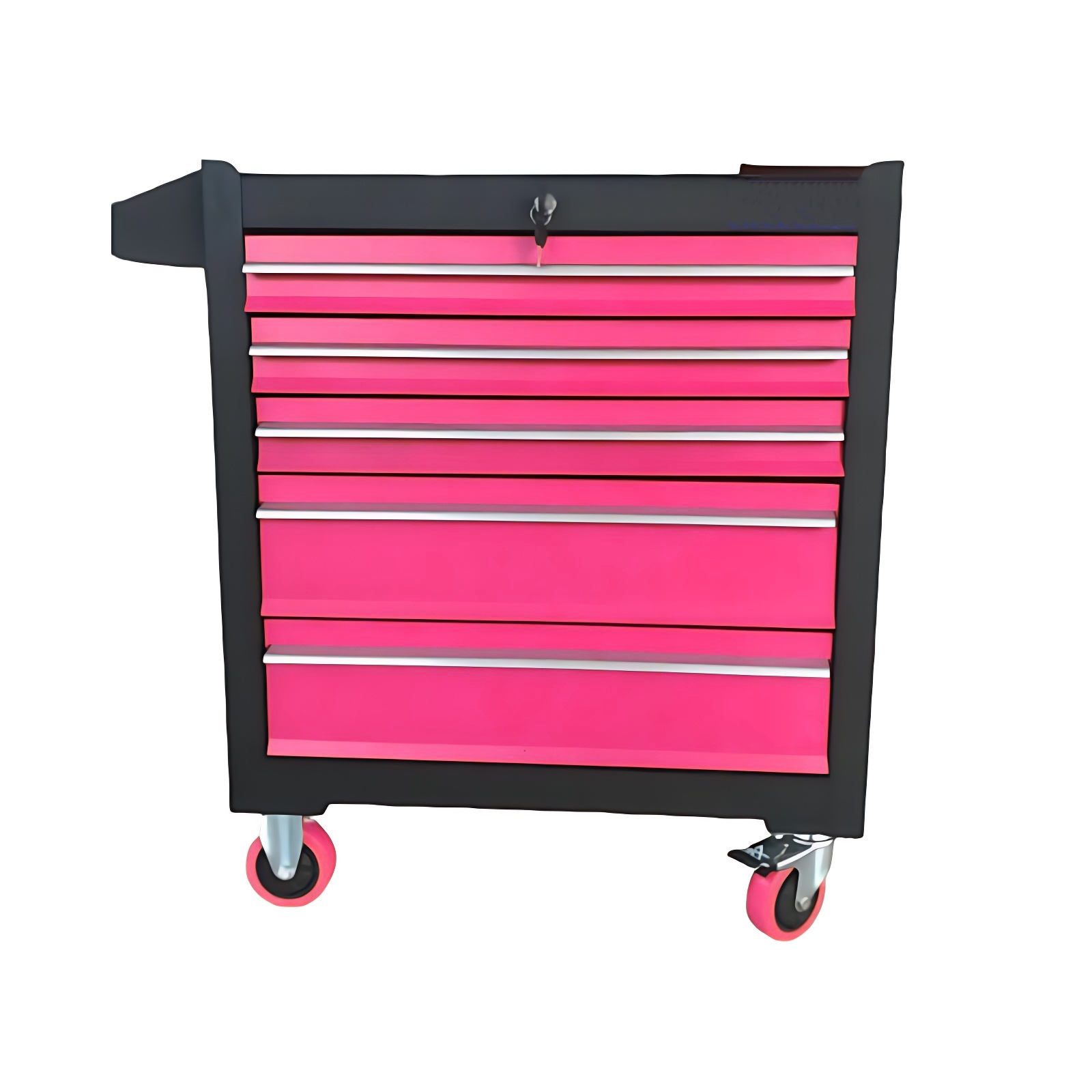 Workshop Tools Trolley - Werkzeugwagen mit Handwerkzeugsets, Neuer 7-Schubladen Mechaniker-Werkstattwagen,