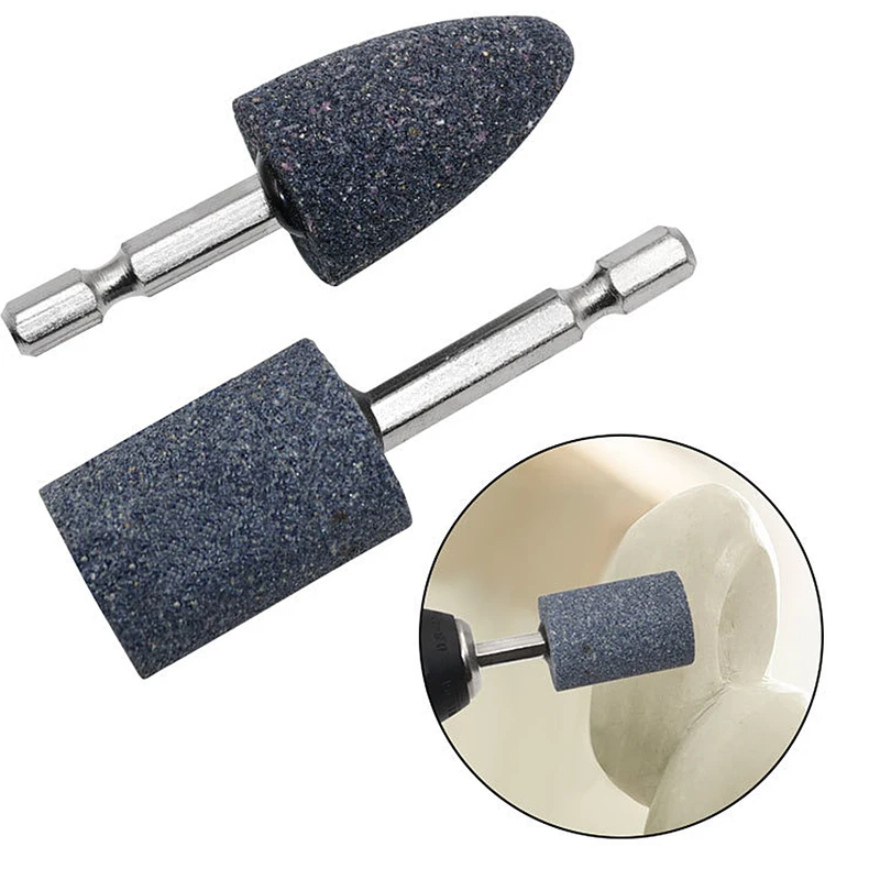 Tools Workshops - 2-teiliges Schleifscheiben-Set mit Sechskantschaft, Metallpolier- und