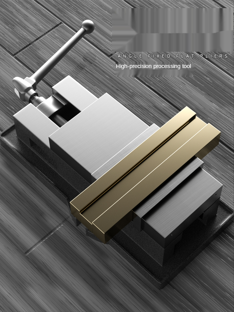 Bench Vise Swivel - Fräsmaschinen-Verriegelungs-Schraubstock, robuster flacher Schraubstock für Maschinen