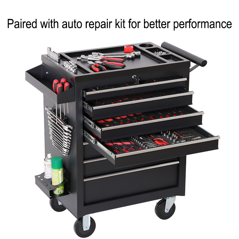 Workshop Tools Trolley - 5-Schubladen-Werkzeugwagen für die Werkstatt – Multifunktionaler