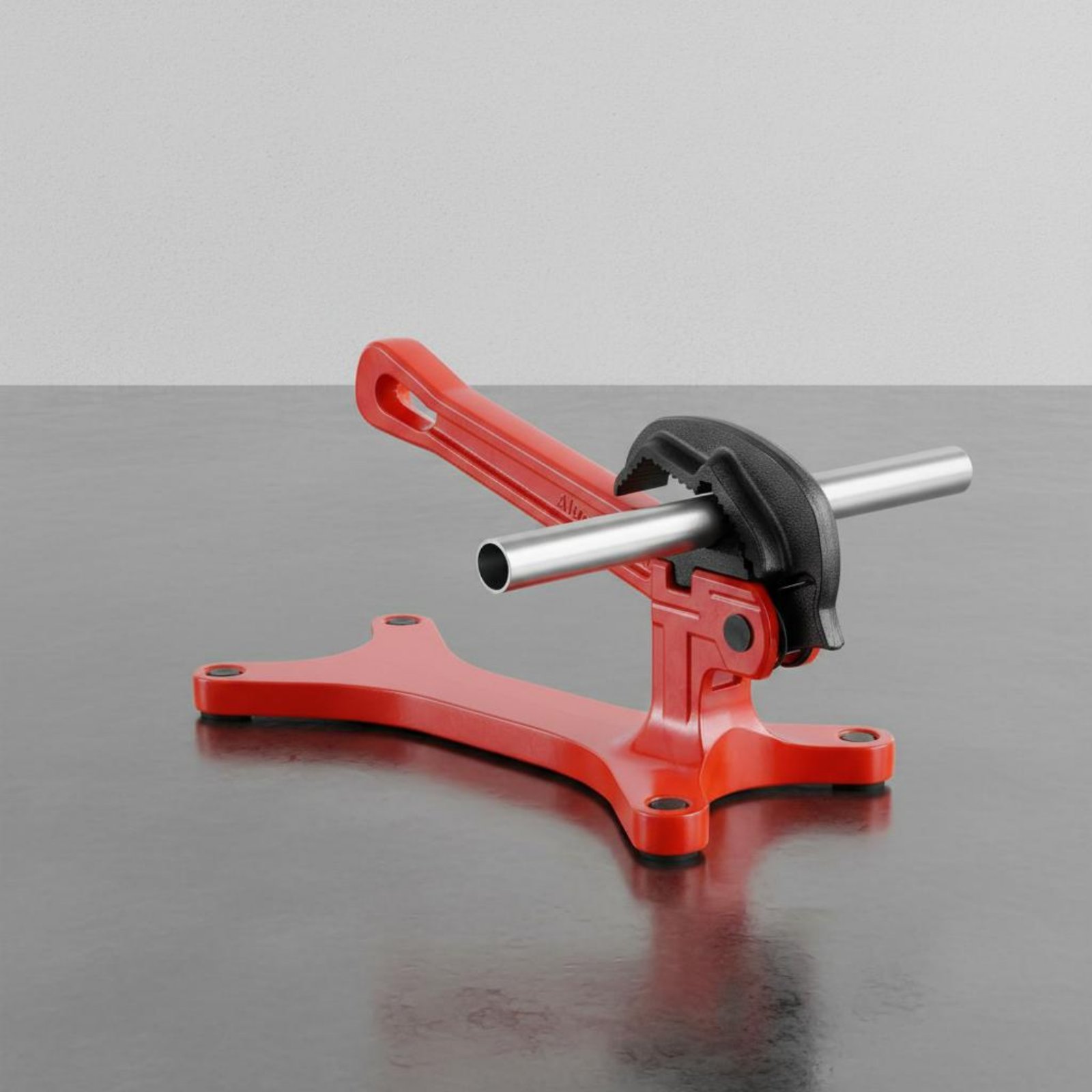 Tools Workshops - Robuster tragbarer Rohrspannstock mit Stahlklemmen –