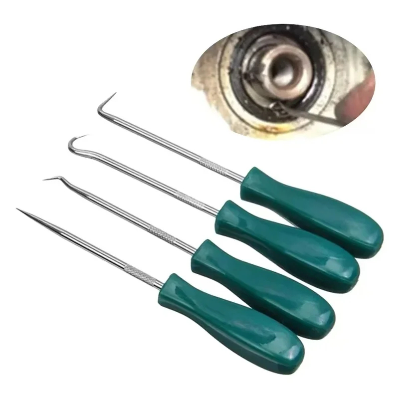 Mini Workshop Tools - 4-teiliges 135mm Öldichtungs-Abzieher-Set Schraubendreher-Set Auto-Dichtungs-Entferner-Haken für