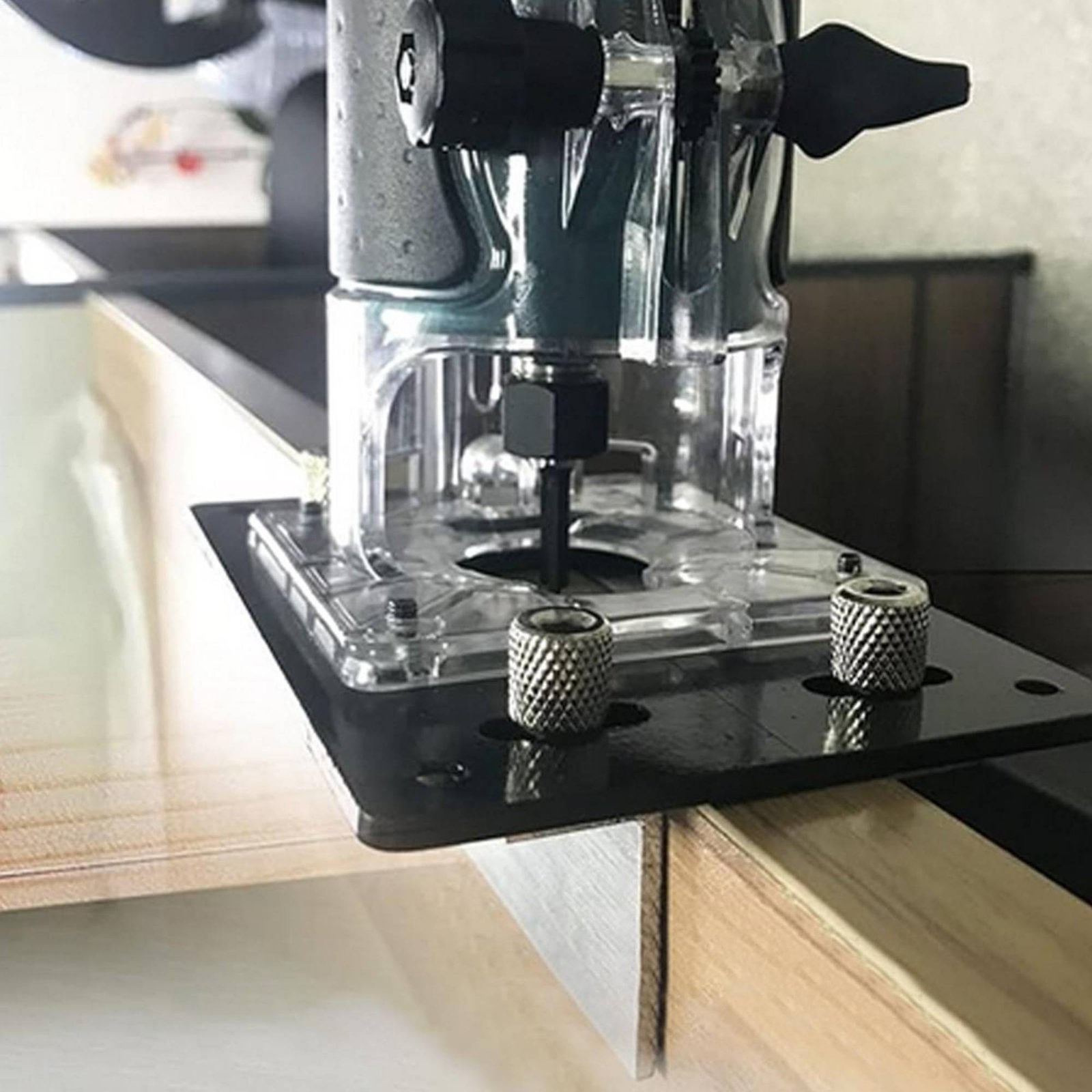 Workshop Cutting Tools - Versteckter Verbindungslehre, multifunktionale Möbel-Schlitzlehre, Schlitzschneidevorlage, tragbares