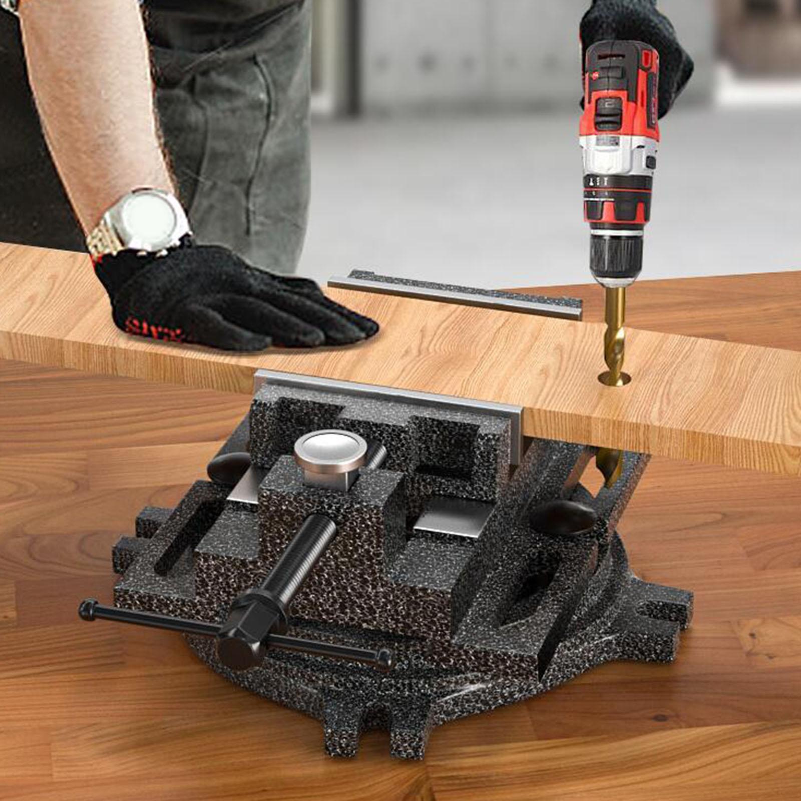 Bench Vise Swivel - Bohrmaschinenschraubstock mit Schwenkbasis in Industriequalität für