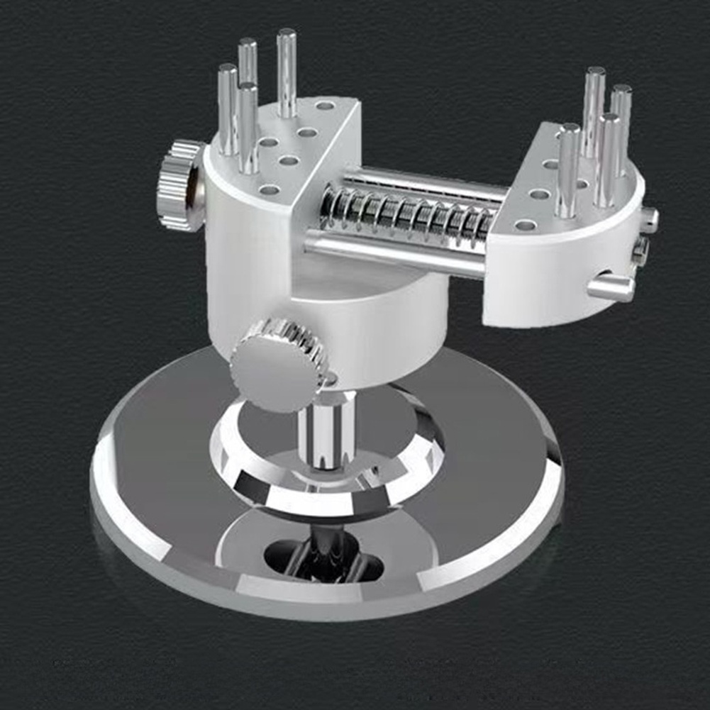 Bench Vise Swivel - 2,5-Zoll-Mini-Schraubstock mit 360-Grad-Drehfuß aus Aluminiumlegierung für