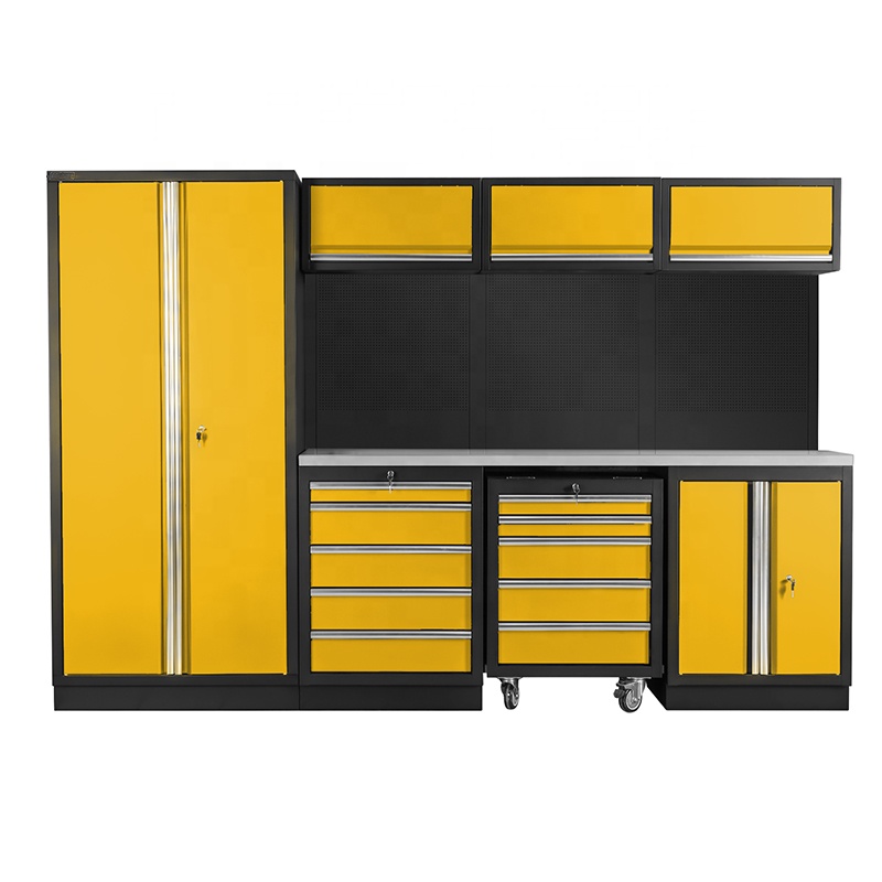 Workshop Tools Trolley - Schwerlast-Metall-Werkzeugschrank-Trolley, Rollender Werkzeugwagen mit Griff und