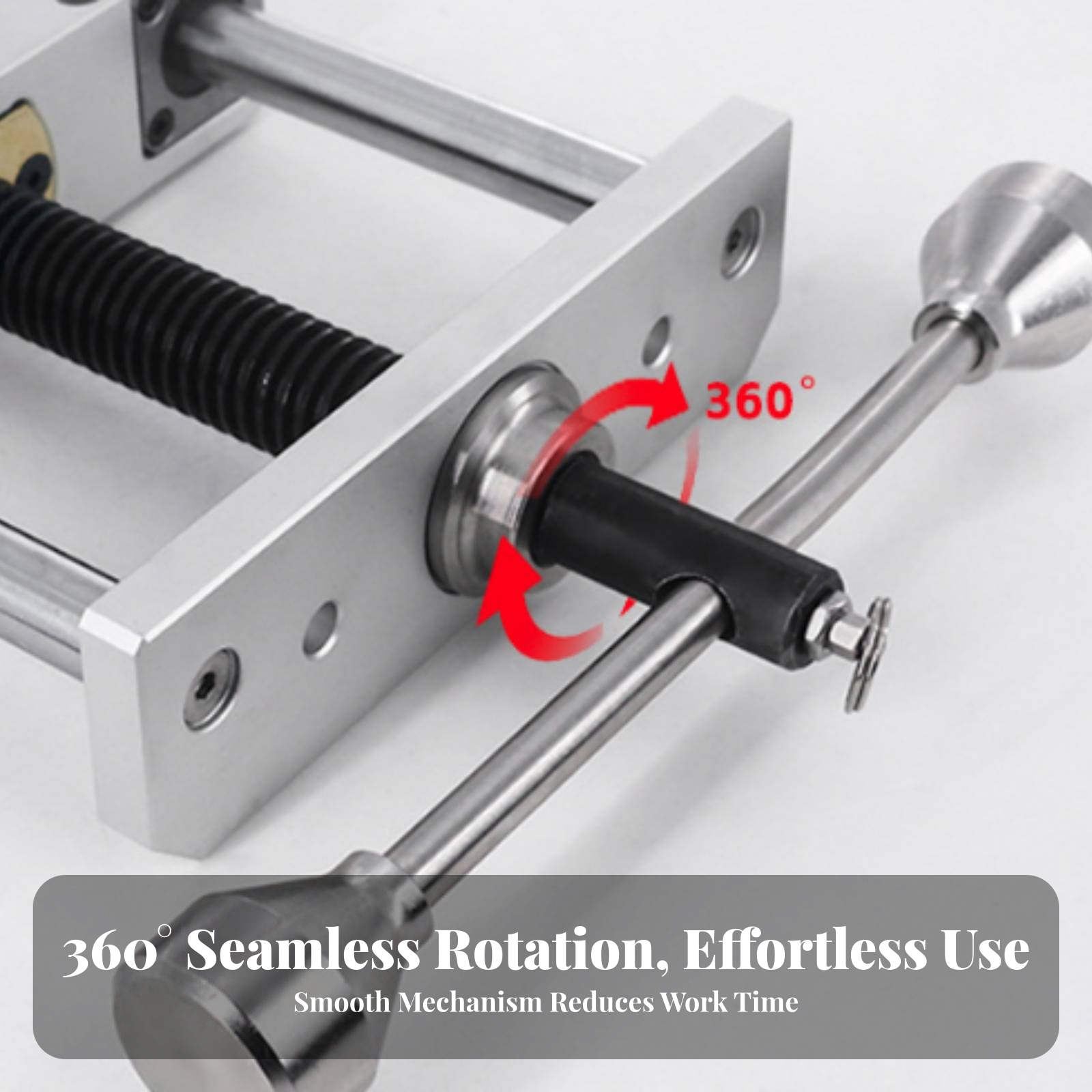 Bench Vise Swivel - Holzbearbeitungs-Schraubstock mit Parallelführungsschienen, Schwenkbarer Werkbank-Schraubstock, Werkstattausrüstung