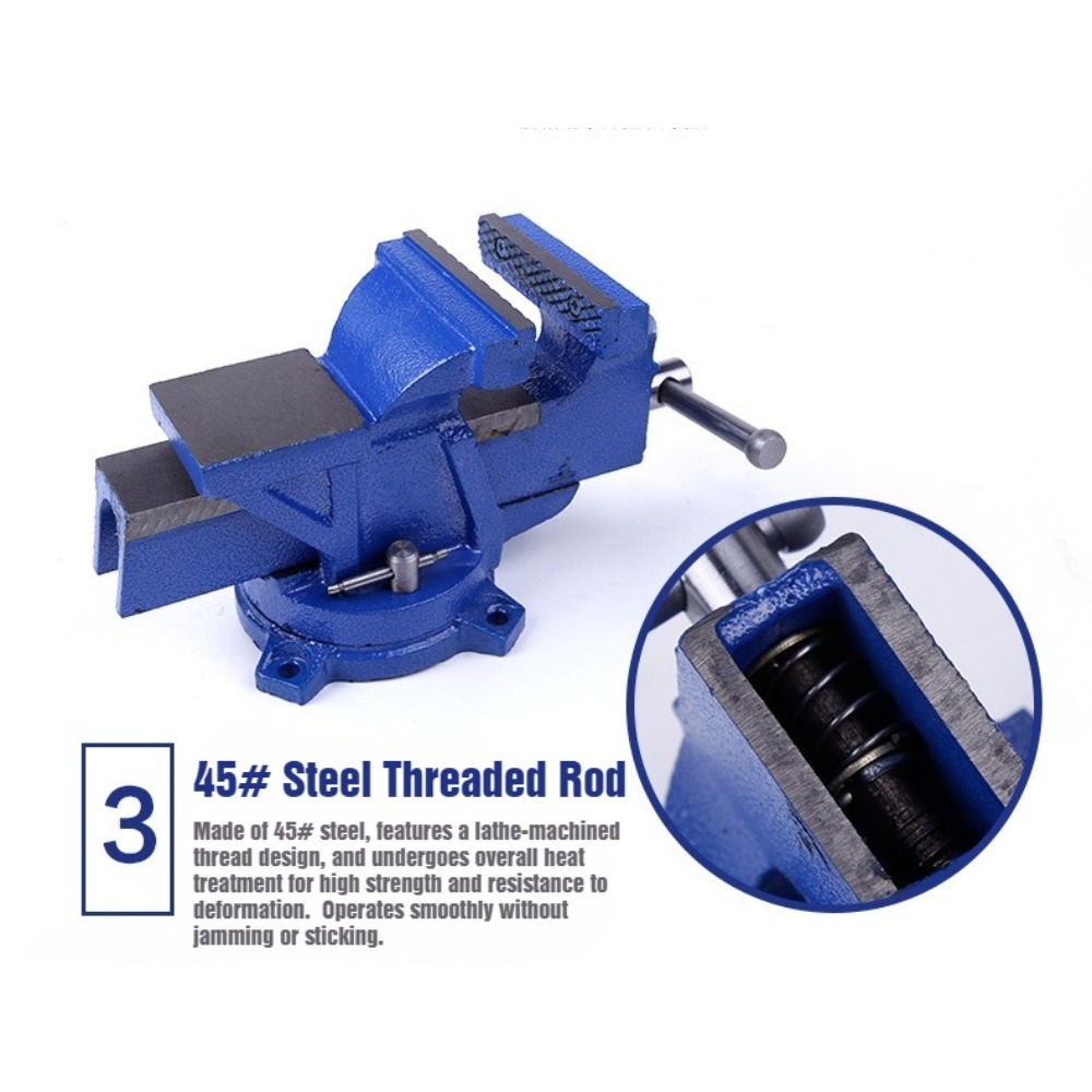 6-Zoll Schwerlast-Schraubstock – Bench Vise Swivel Bewertung und Preis