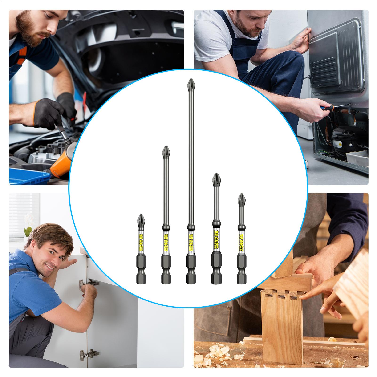 Bohrer-Schraubendreher-Bit-Set – Tools Workshops Bewertung und Preis