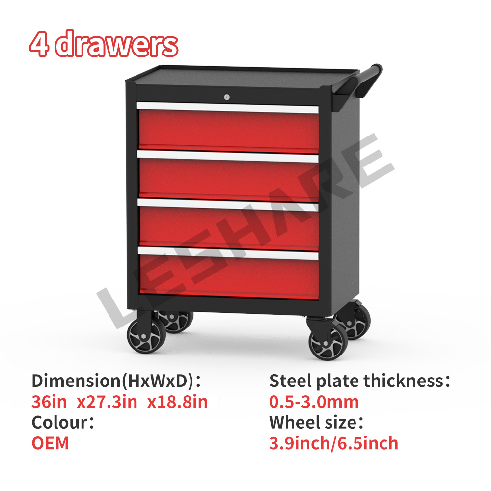 China OEM Großhandel 4-Schubla – Workshop Tools Trolley Bewertung und Preis
