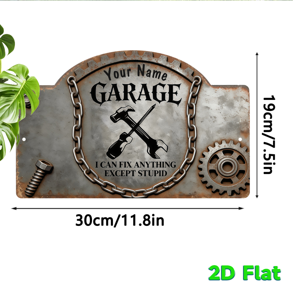 Personalisiertes Vintage-Garag – Tools Name In Workshop Bewertung und Preis