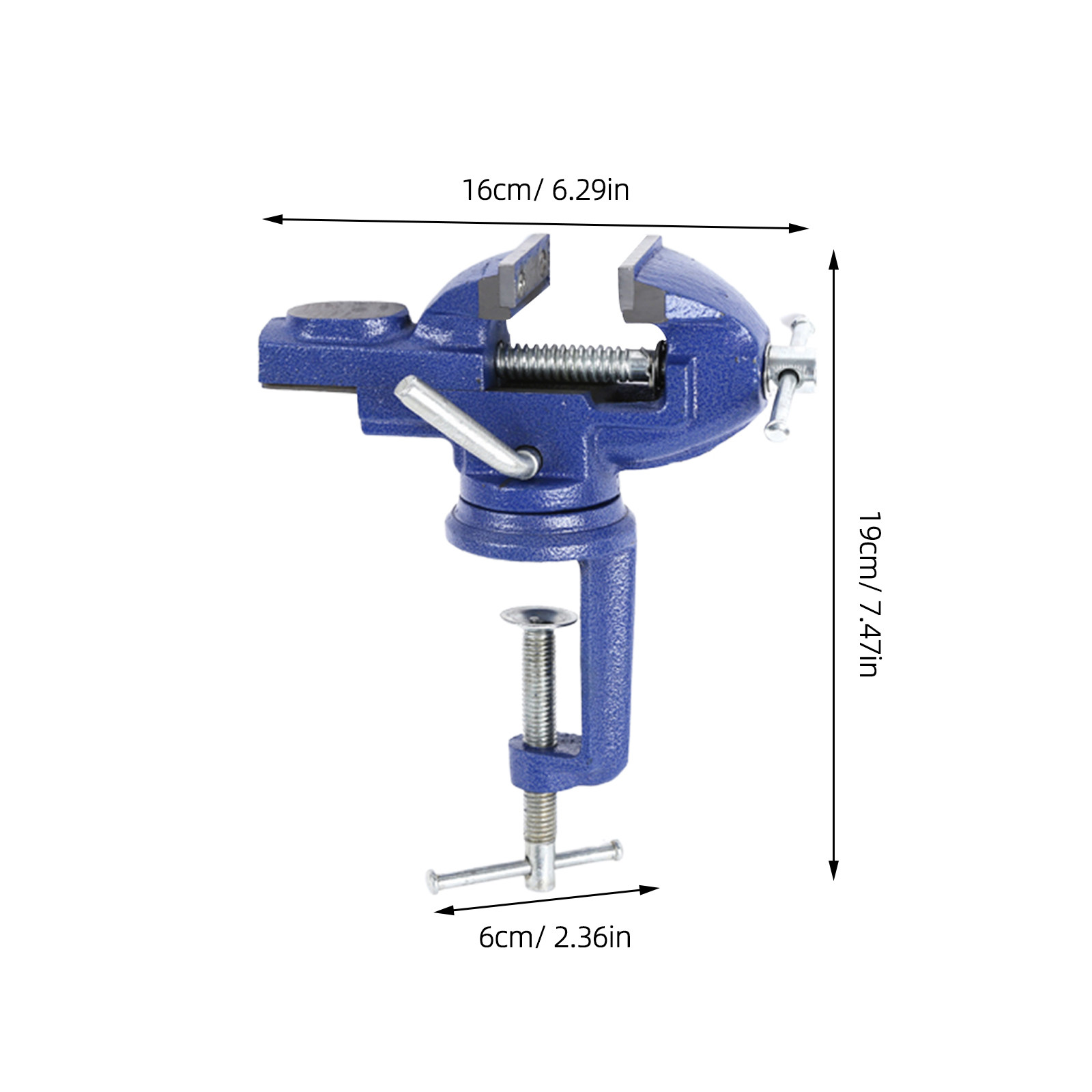 60-mm-Mini-Dreh-Tischschraubst – Bench Vise Swivel Bewertung und Preis