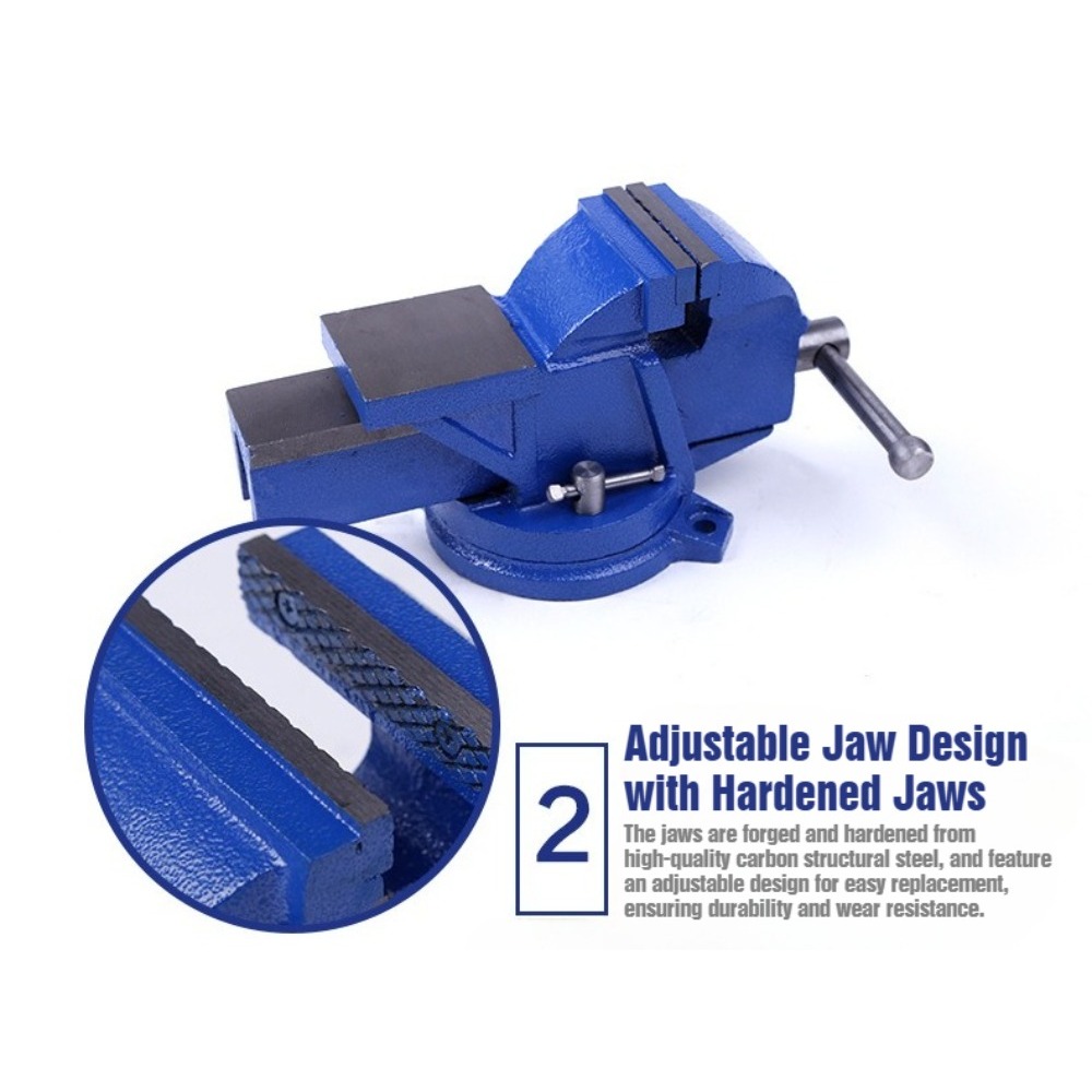 6-Zoll Schwerlast-Schraubstock – Bench Vise Swivel Bewertung und Preis
