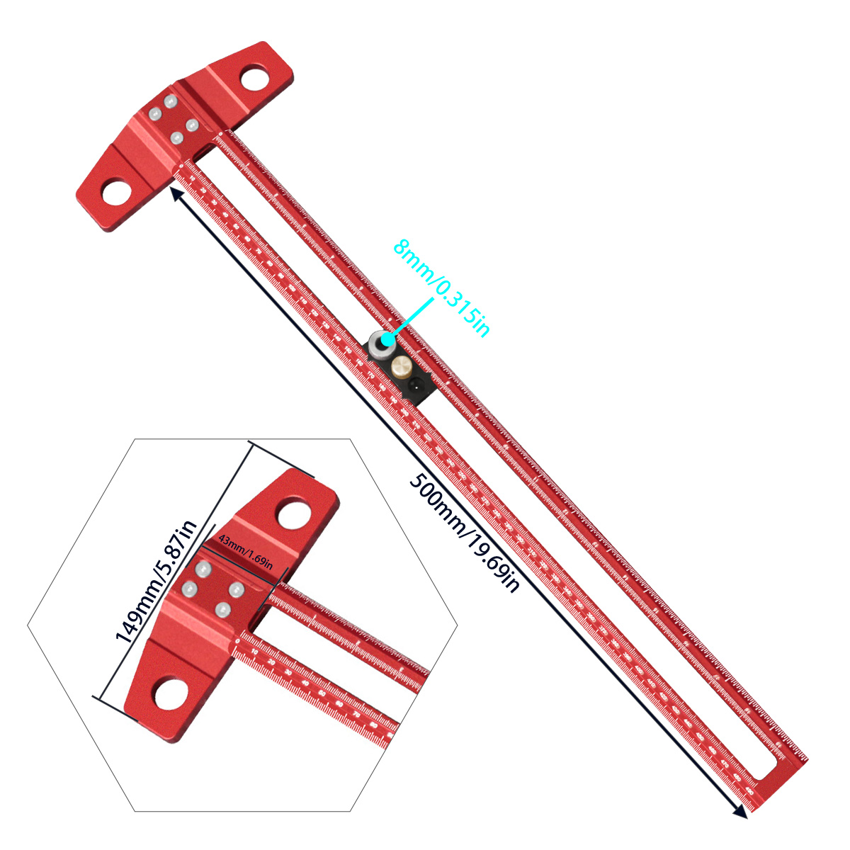 Holzbearbeitungs-T-Winkelmesse – Dovetail Marking Guide Bewertung und Preis