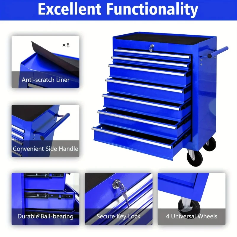 7-Schubladen-Werkzeugwagen in  – Workshop Tools Trolley Bewertung und Preis