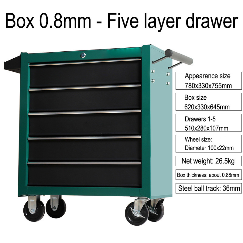 5-Schubladen-Werkzeugwagen für – Workshop Tools Trolley Bewertung und Preis