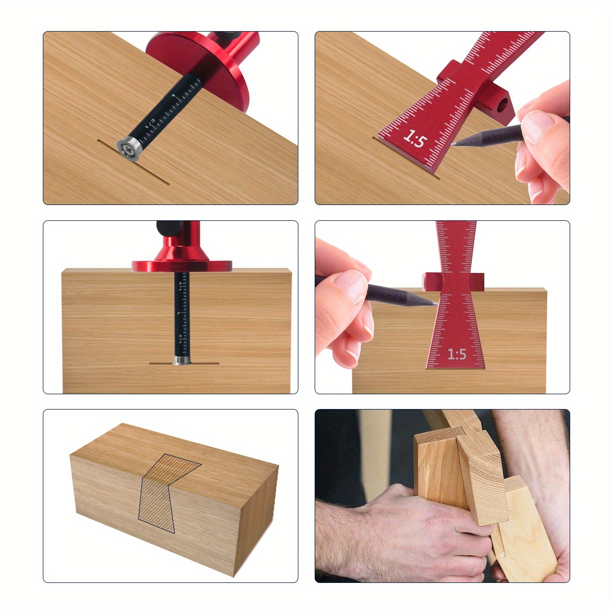 Lagerradschneider für weiches  – Dovetail Marking Guide Bewertung und Preis