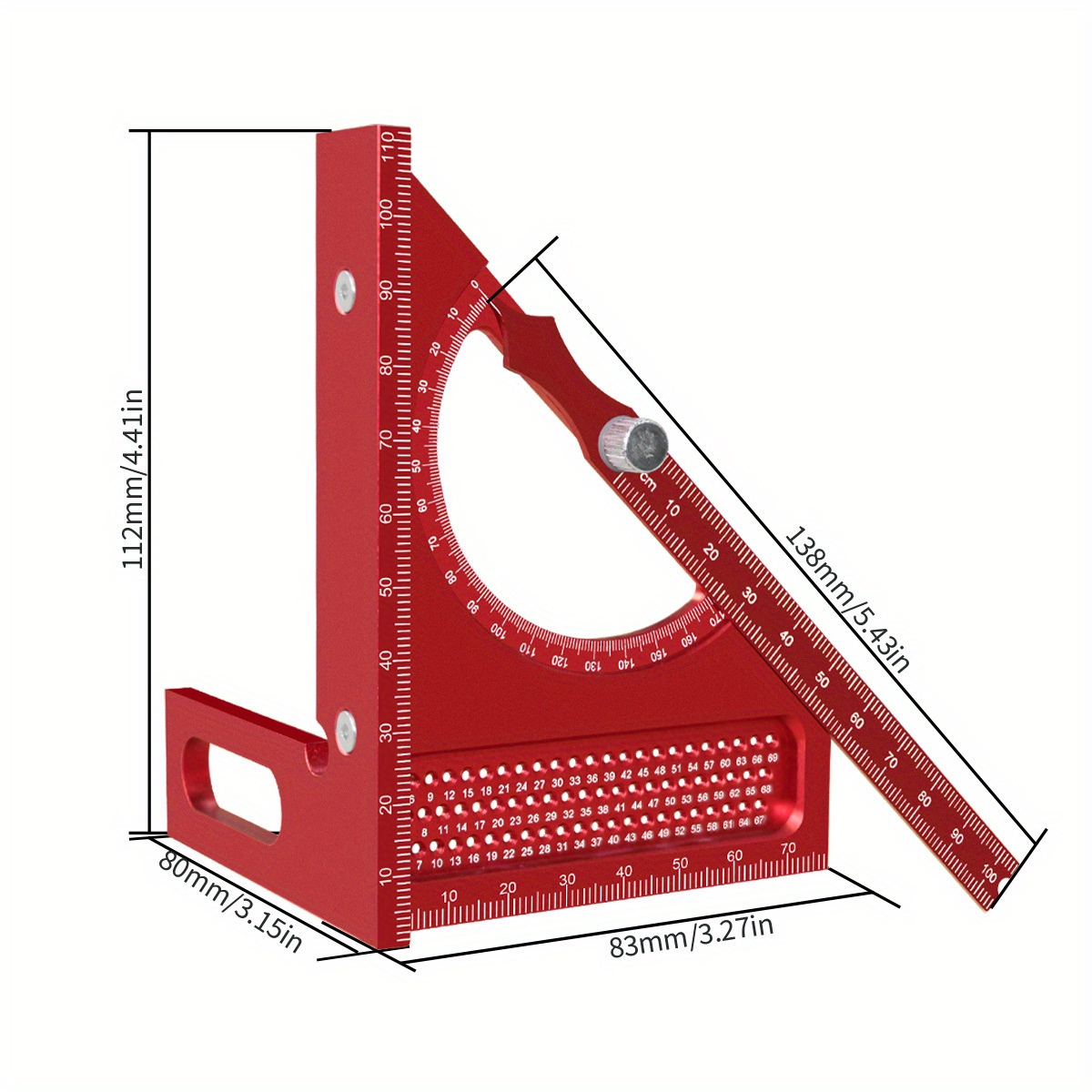 3D-verstellbarer quadratischer – Dovetail Marking Guide Bewertung und Preis