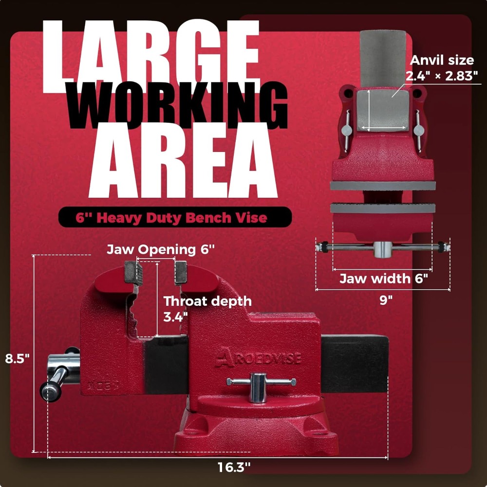 Hochleistungs-Werkbank-Schraub – Bench Vise Swivel Bewertung und Preis