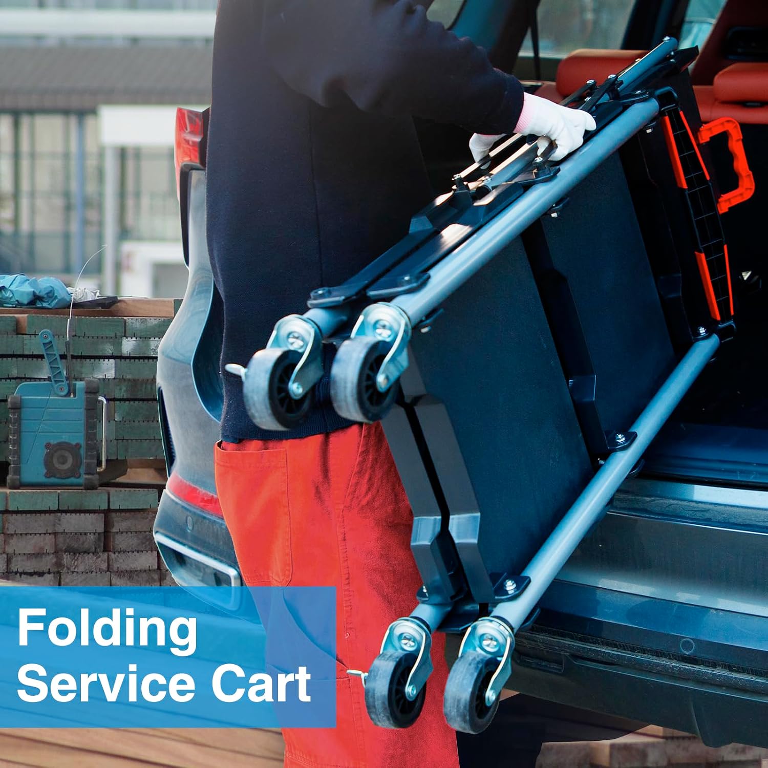 3-stöckiger faltbarer Rollwage – Workshop Tools Trolley Bewertung und Preis