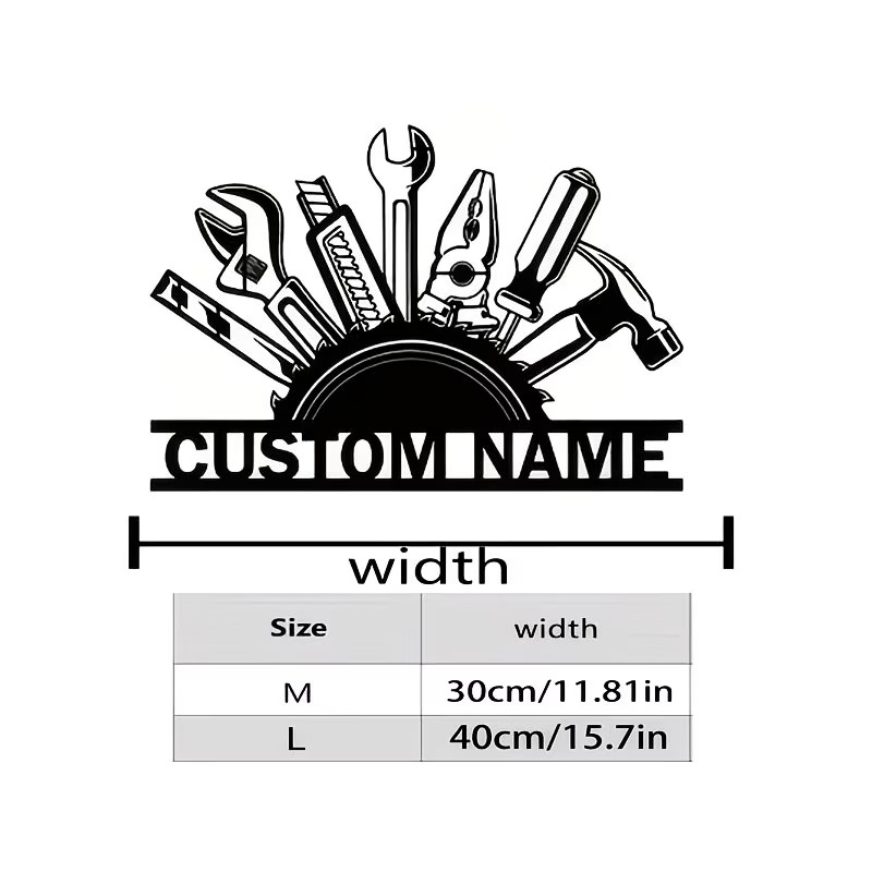 Personalisierte Metall-Werkzeu – Tools Name In Workshop Bewertung und Preis
